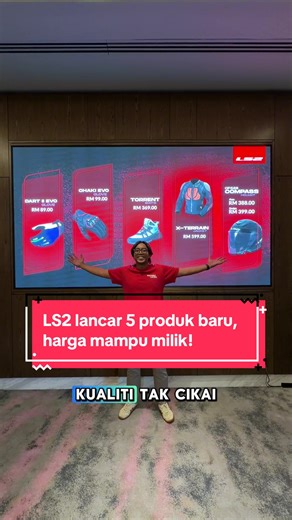 Nak ride tapi aksesori riding belum lengkap? LS2 kan ada?! LS2 baru lancarkan 5 barang baru dengan harga mampu milik! Ada gloves, jaket, kasut dan helmet 🤤 #pandulaju #mforce #ls2