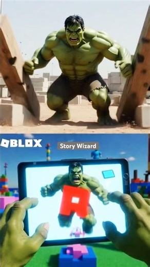 Hulk Smashes Roblox#hulkbuster #animation#roblox#robloxmemes#robloxshorts#robloxedit#robloxgames#ai