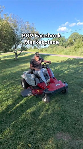 How to sell a used zero turn Mower on Facebook marketplace