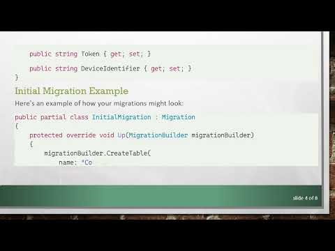 Resolving the no key on entity Error in Xamarin iOS with Entity Framework Migrations