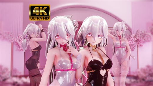 【4K超宽/弱音/福利】~兔女郎弱音，巧克力配雪糕~Chocolate Cream