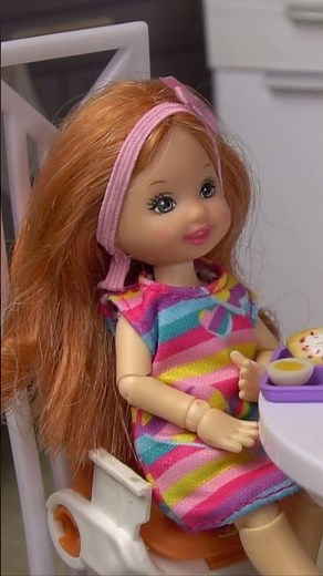 Dollhouse Breakfast with Barbie Family