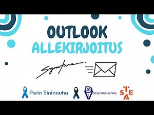 Allekirjoituksen tekeminen sähköposti Outlookin selainversiossa