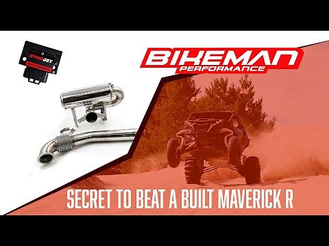 Can Am Maverick R Exhaust and Boost Commander upgrade / Bikeman Performance