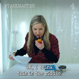 Let's celebrate Victoria Coren Mitchell's birthday by remembering the time she destroyed this riddle task. | Taskmaster