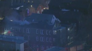 Chicago firefighters battle blaze in Bridgeport