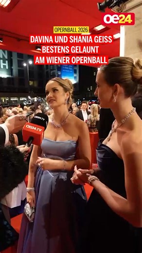 Davina Geiss zeigte sich gemeinsam mit ihrer Schwester Shania Geiss stilvoll am roten Teppich des Wiener Opernballs. Die beiden sorgten mit ihrem eleganten Auftritt für große Aufmerksamkeit und standen bei Fotografen und Fans im Mittelpunkt des glamourösen Abends.⁠ ⁠ Der Auftritt der Geiss-Schwestern zählte zu den Hinguckern des Abends und unterstrich einmal mehr den Promi-Faktor des Wiener Opernballs. ⁠ ⁠ ⁠ #Opernball #RedCarpet #DavinaGeiss #ShaniaGeiss #Wien | oe24.at