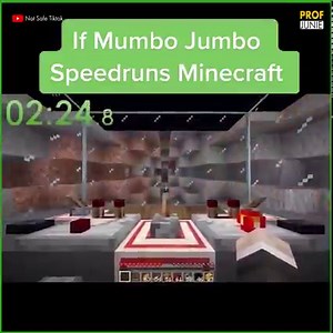 if mumbo jumbo speedruns Minecraft #Minecraft #FunnyMinecraft | Professor Junie