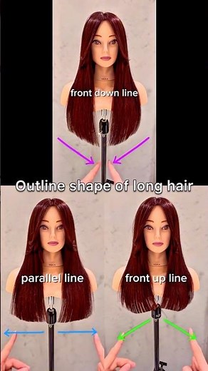 💗Want Soft, Flowing Hair? Try Long Layers!✨ How to Create the Perfect Outline Shape for Long Layers