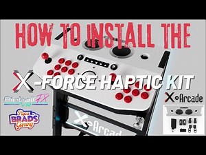 Complete X-Arcade Haptics Installation Arcade2TVXR VR Tankstick