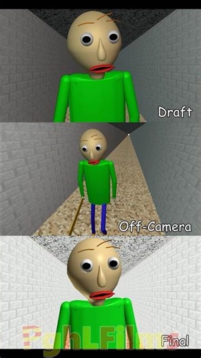 Hi, I'm Baldi! Nice to meet ya! Behind the Scenes! #baldisbasics #pghlfilms #animation