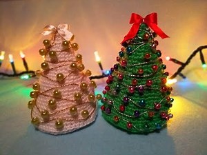 Albero Natale Uncinetto Tutorial 🎄 Christmas tree Crochet - Arbol de Navidad - Arvore de Natal