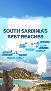 Favourite beaches in South Sardinia 🏝♥️ 🤔 | Pocket Sardinia