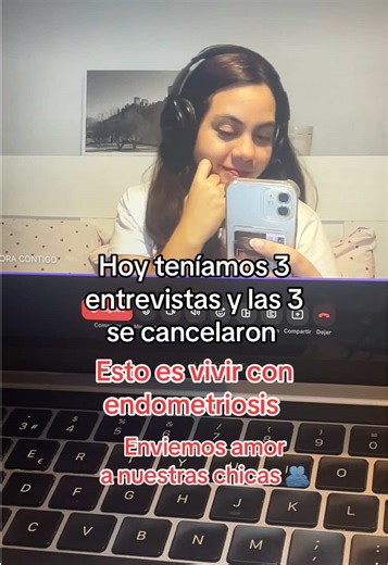 • Empezamos las entrevistas y para mí también es muy importante compartir esta realidad porque esto es lo que pasa cuando tienes endometriosis❤️‍🩹 Es tan común cancelar un plan y sentirnos culpable por eso… Pero en ENDORA CONTIGO esto se vive diferente. Las abrazo mis chicas , espero que mañana sea un mejor día 🫂 #endometriosis #foryoupage #españa #granada