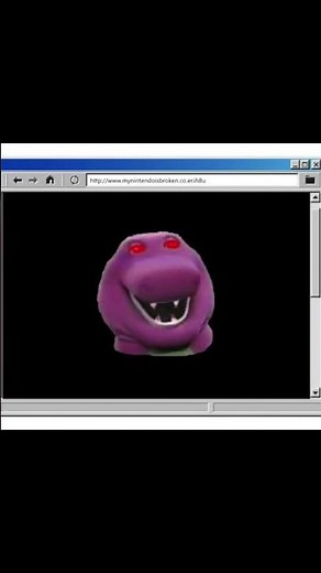 SHORTEST BARNEY ERROR #funny #memes #barneyerror #crazy #funnyimages #horror #retrocomputers #www