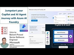 Start Your Copilot And Ai Agent Journey With Azure Ai Foundry, Simplifying Ai Development.