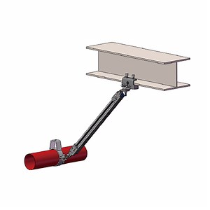 [Hot Item] Lateral Seismic Bracing System FM Approved Sway Brace Shock-Resistant Unistrut Stabilizer Bracket