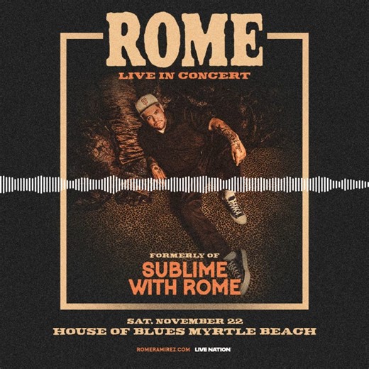 🎤 From AI to Dream Duets: Rome Talks Music & His Nov 22 House of Blues Myrtle Beach Gig! 🎶 Get the inside scoop on how AI could change the music industry, hear about his dream collaborations, and catch him live at House of Blues Myrtle Beach on Nov 22! Don’t miss it! https://www.ticketmaster.com/event/2D0062F0CC23994A #RomeMusic #HouseOfBluesMB #LiveConcert #MusicTalk #AIinMusic #DreamCollab #FutureOfMusic #ConcertVibes #MustSeeShow | Beth Simmons