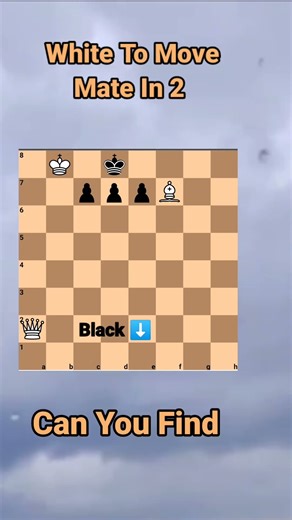 Mate In 2 #chess #chesspuzzle