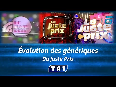 Évolution des génériques du Juste Prix