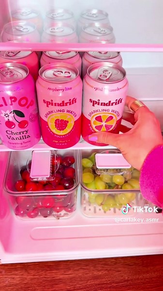 ✨ Restocking my fridge to romanticize everyday life. #asmr #asmrsounds #food #tiktok #fyp