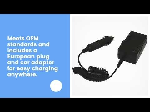 Kodak Easyshare M200 Replacement Battery (2-Pack, 1100mAh) and Charger