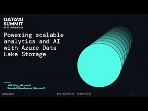 Powering Scalable Analytics and AI with Azure Data Lake Storage