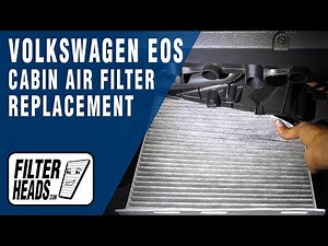 How to Replace Cabin Air Filter 2007 Volkswagen EOS | AQ1099