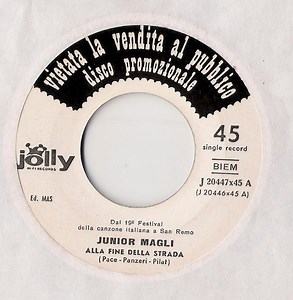 Junior Magli / The Casuals - Alla Fine Della Strada