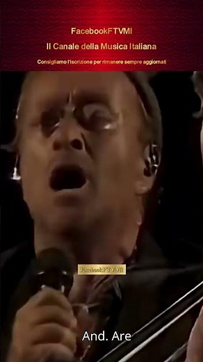 LUCIO DALLA "Caruso Live" - Il MEGLIO di LUCIO DALLA sul nostro Canale ‪@FacebookFTVMI‬ #short