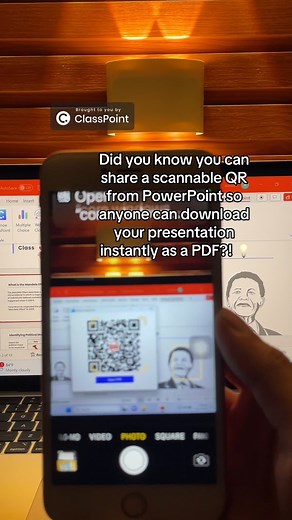 15K views · 221 reactions | Yeah, we know how to convert a PowerPoint presentation to PDF for sure. But did you know you can share a scannable QR code for anyone to instantly view/download your PowerPoint as a PDF?! Mind = blown 勞 #PowerPoint #powerpointpresentation | ClassPoint | Facebook