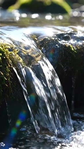 Crystalline River Flow – Liquid Light Stream.