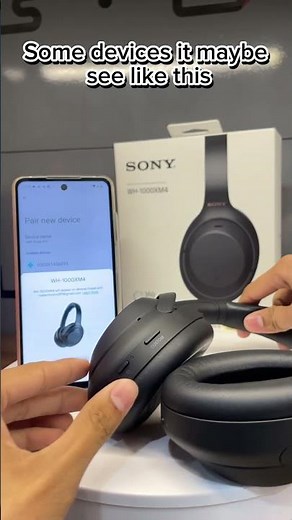 How to enter Bluetooth pairing mode on Sony WH-1000xM4 Headphones #Sony #WH1000xM4 #PairingMode