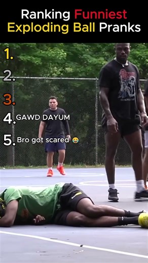 The Funniest Exploding Ball Moments 🤣🤣#funny #fail #basketball