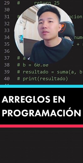 Los arreglos en programación pueden almacenar una colección de datos con una sola dirección. #programacion #python #desarrolloweb
