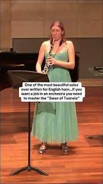 The moving English horn solo from the “Swan of Tuonela” #classicalmusic #englishhorn #oboe