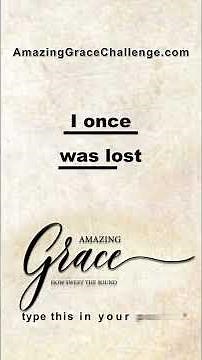 key of C ~ Amazing Grace Accompaniment - #amazinggracechallenge
