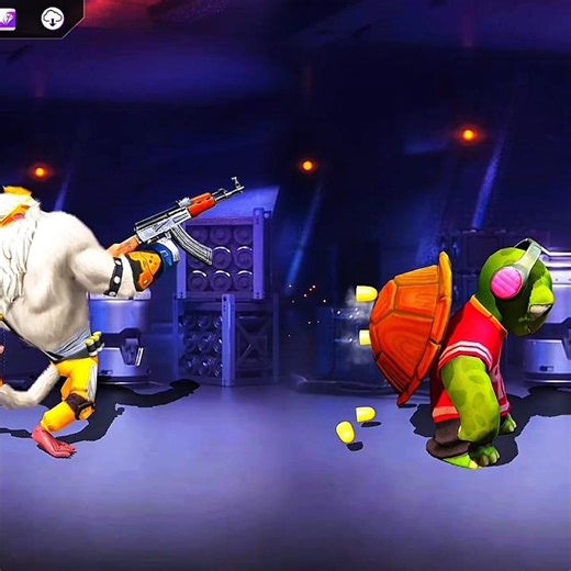 Monkey vs Turtle: Who won? 🐵🐢 #ffshorts