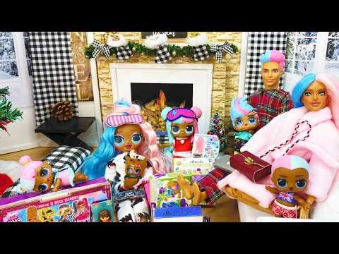 Getting Ready For Christmas Santa Clause LOL Surprise Sugar Family
