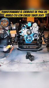 525K views · 11K reactions | Part 2. Transforming Grandpa’s 1966 Chevrolet C10 with a 2001 Tahoe Chassis #build #building #chevrolet #chevroletc10 #tahoe #projectcar #custom #engine #construction | Maquinaria pesada carbonera | Facebook