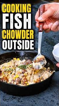 Charred New England Fish Chowder #kitchenintheshire #cooking #ooni