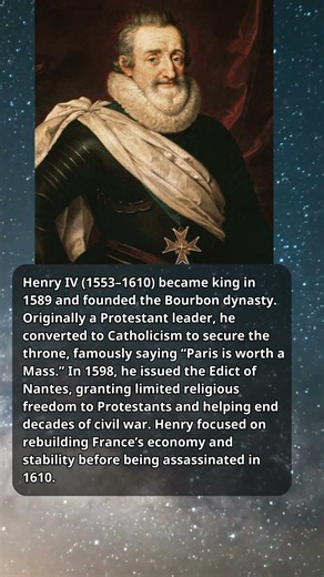 Henry IV – The First Bourbon King Who Ended the French Wars of Religion #history #kings