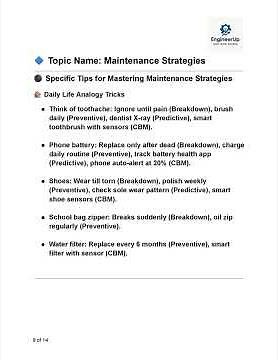 69 - Maintenance Strategies