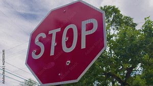 drive by shooting on a stop sign in Youngstown Ohio