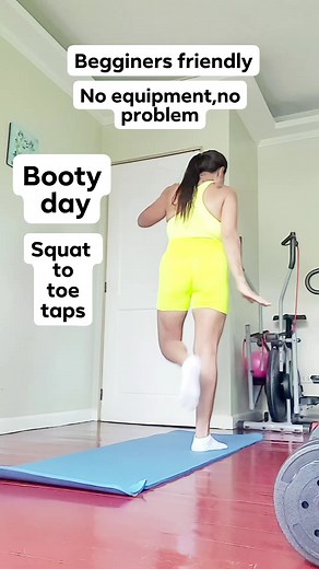 #exercise #exerciseathome #eveningpost #booty workout #squattotoetaps #fypシ゚viralシ #fyp #liscensedmusic #FairUseAct | Cleverjade Odnac