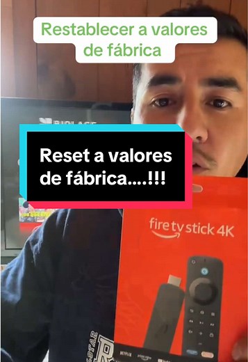 Cómo restablecer tu Fire TV Stick a valores de fábrica