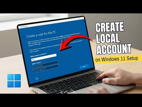 How to Create a Local Account on Windows 11 Setup