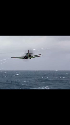 All the Guns Fired… It Still Hit #ww2 #battleship #plane