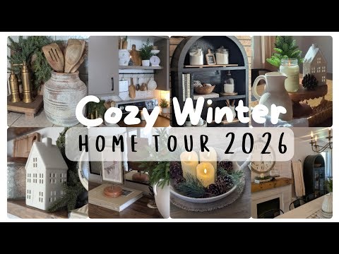 ❄️ Winter Home Tour 2026 | Cozy Neutral, & Simple Winter Decor Ideas & Inspiration