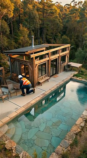 He Built a LUXURY Tiny Home inJungle